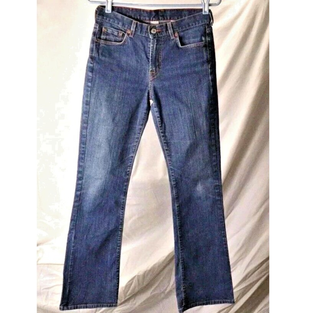 Lucky Brand‎ Dungarees Jeans  Plain Jane Flare 4/27 Regular women dark blue